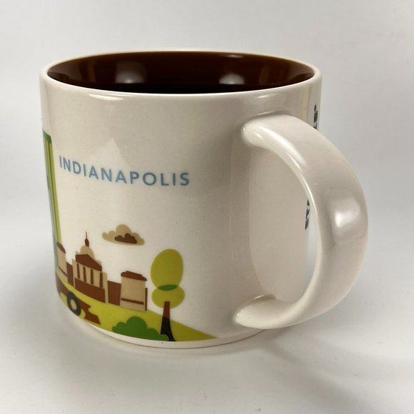 Starbucks You Are Here Indianapolis Coffee Tea Mug Cup 14 oz 2014 - Picture 4 of 14